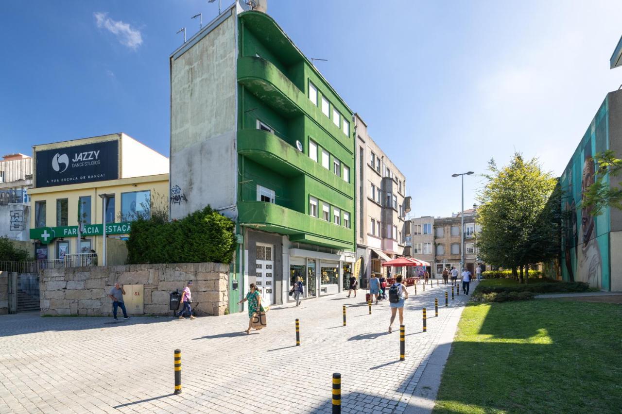 Апартаменты Downtown 2 Minutes By Walk To Center And Metro-Direct To Airpot T4 Порту Экстерьер фото